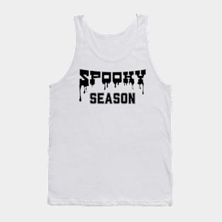 Spooky Season Varsity Font Typography Tank Top
